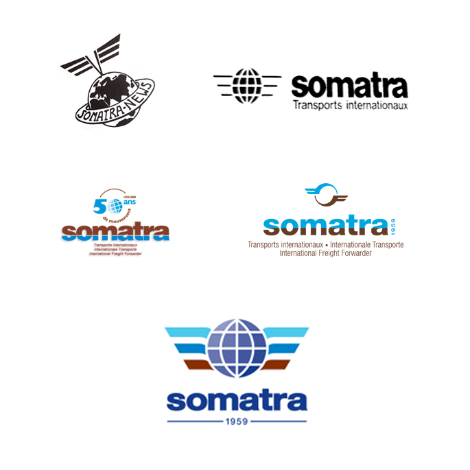 Somatra / Hostorical logos